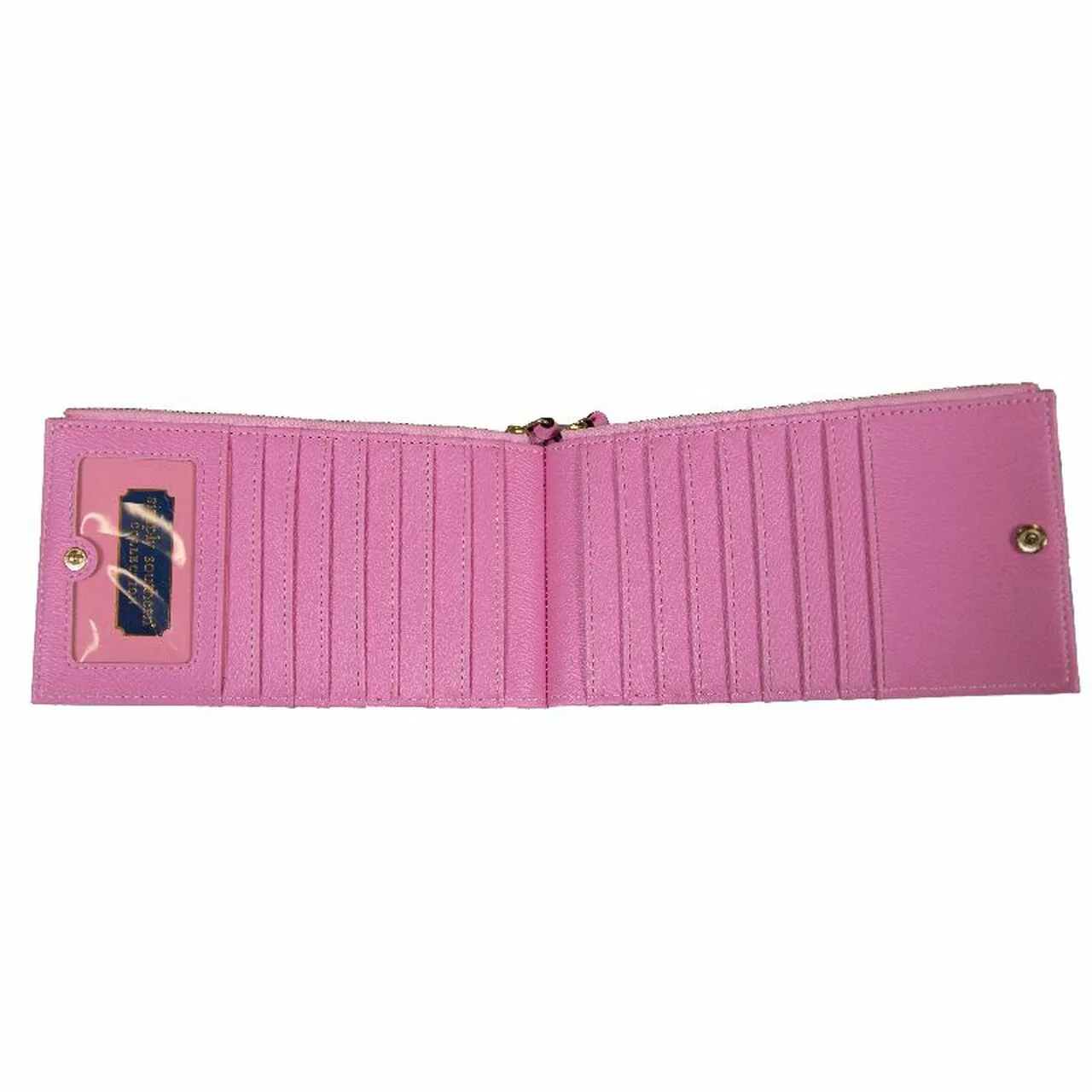 Double Zip Wallet - Abstract Leaves