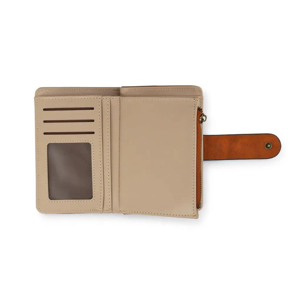 Dual-Fasten Tri-Fold Purse - PRETT41008 / 326 883
