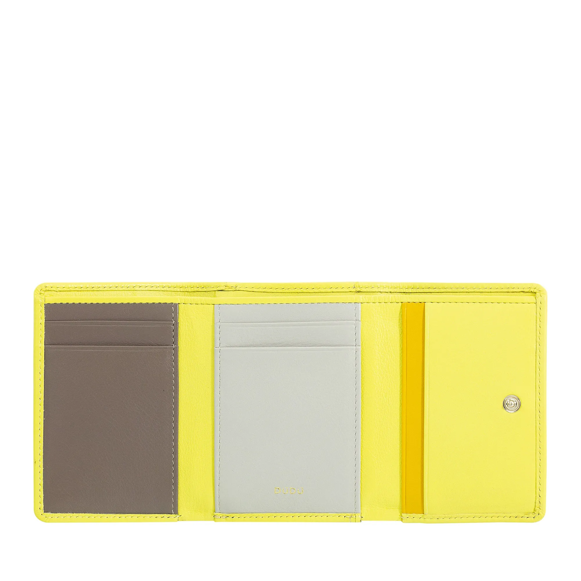 DUDU WOMEN SMALL IN RFID WOMEN'S LEATHER WITH ACCAMONE CLIC CLAC COMPACT 6 CARD CARD CARD