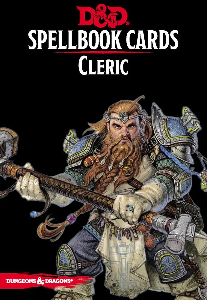 Dungeons and Dragons -Spellbook cards Cleric