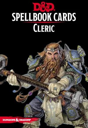 Dungeons and Dragons -Spellbook cards Cleric