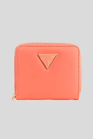 Eco Gemma Slg Small Zip Around - Coral