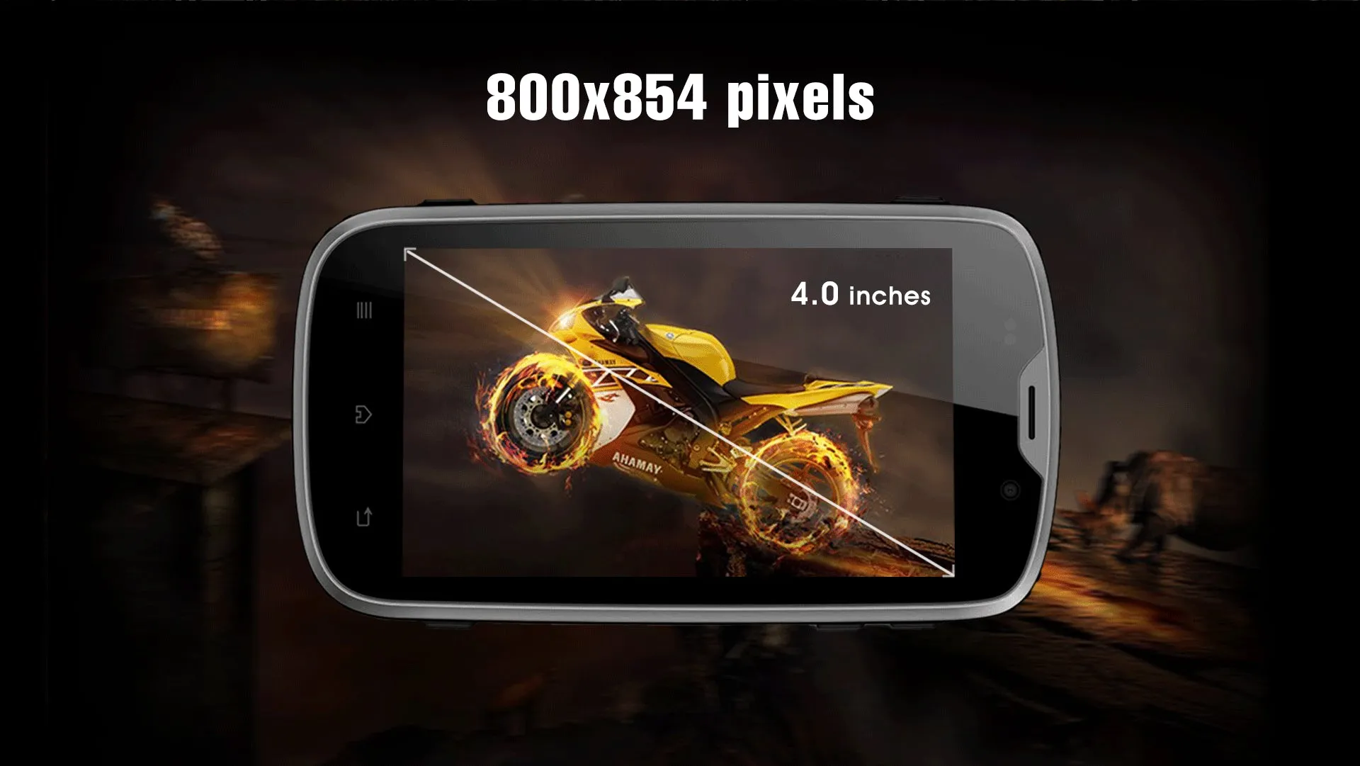 EL W5S 3G Smartphone 4.0 Inch Android 7.0 SC7731 1.2GHz Quad Core 1GB RAM 8GB ROM 2800mAh Battery Cellphone black_4