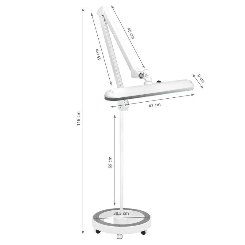 Elegante 801-s Led Workshop Lamp with Standard White Tripod