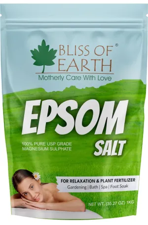 Epsom Salt for Bath, Plants & Foot Soak (1 KG)