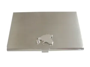 Estonia Map Shape Business Card Holder