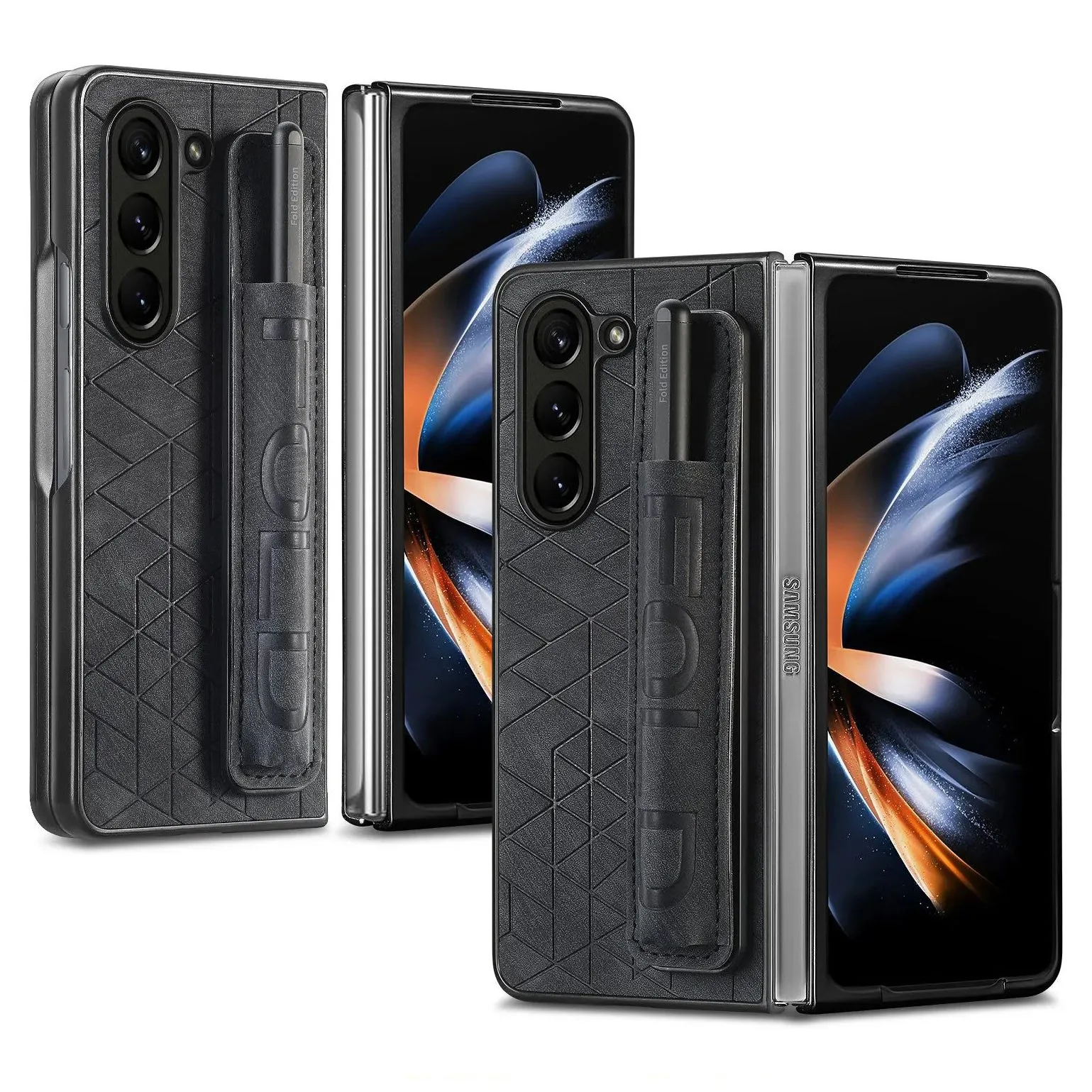 Etui 360 do Samsung Galaxy Z Fold 5 - Czarny