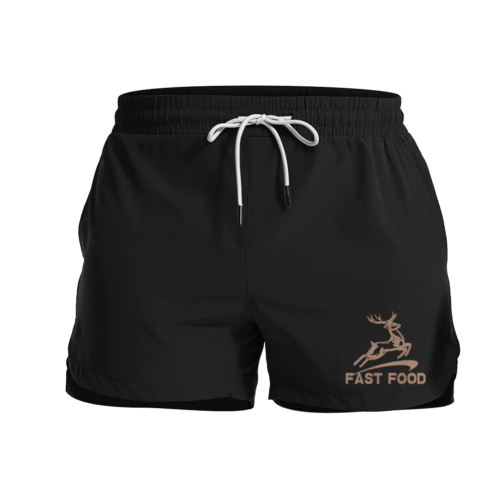 Fast Food Graphic Shorts