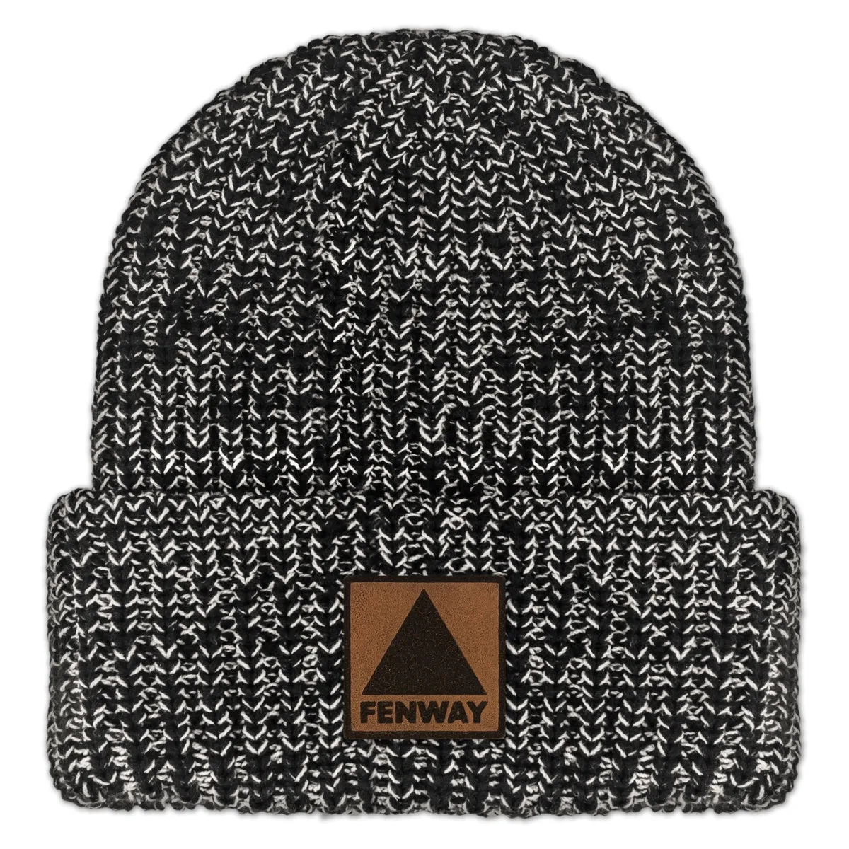 Fenway Leather Patch Chunky Knit
