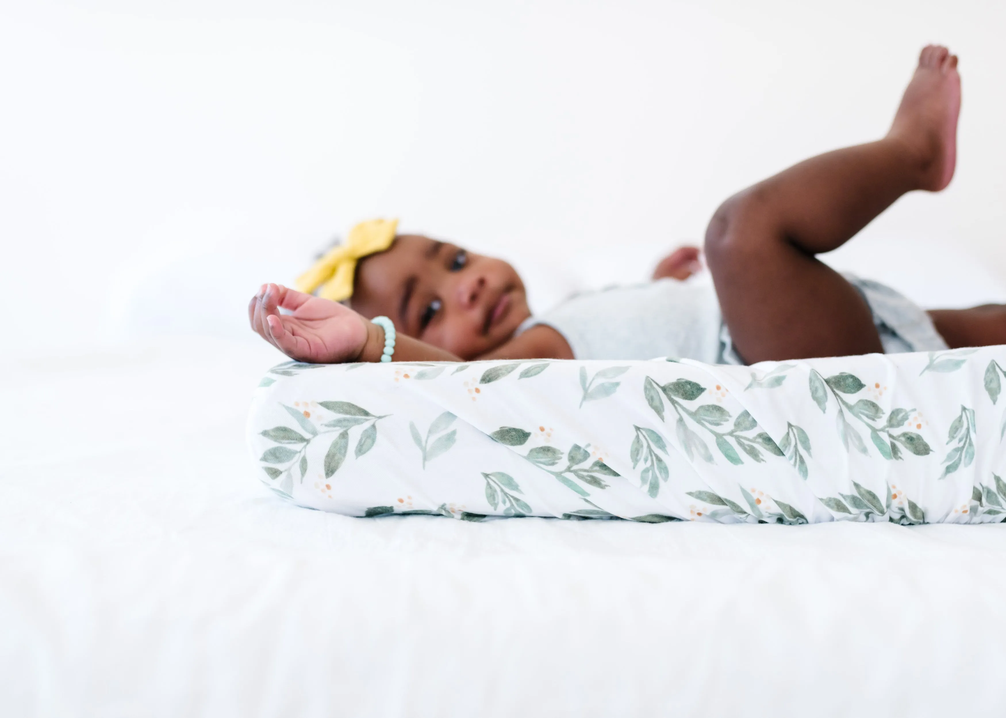 Fern Premium Knit Changing Pad Cover
