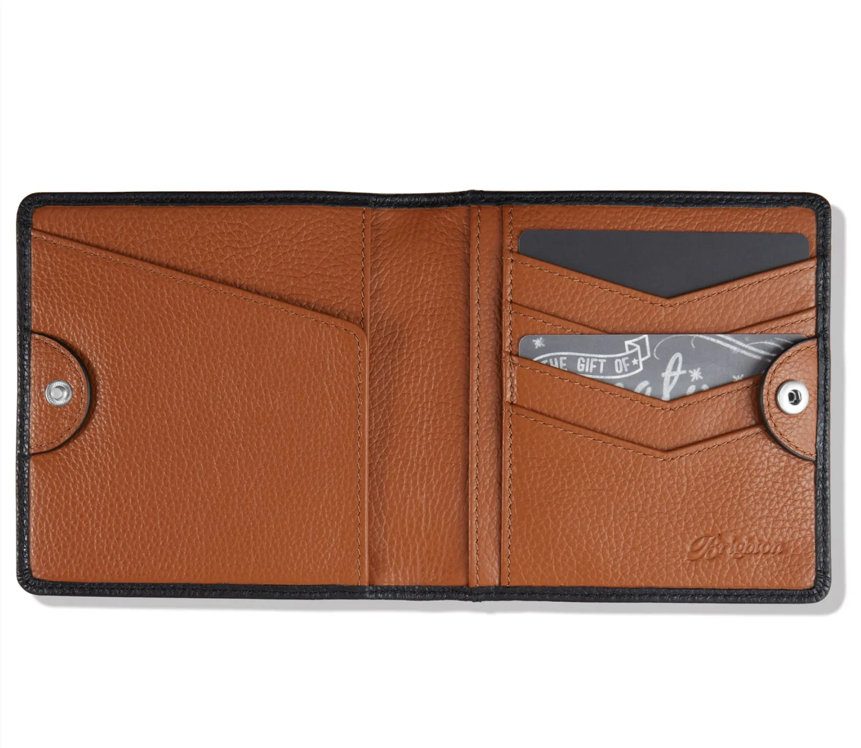 Ferrara Medium Folio Wallet - Black