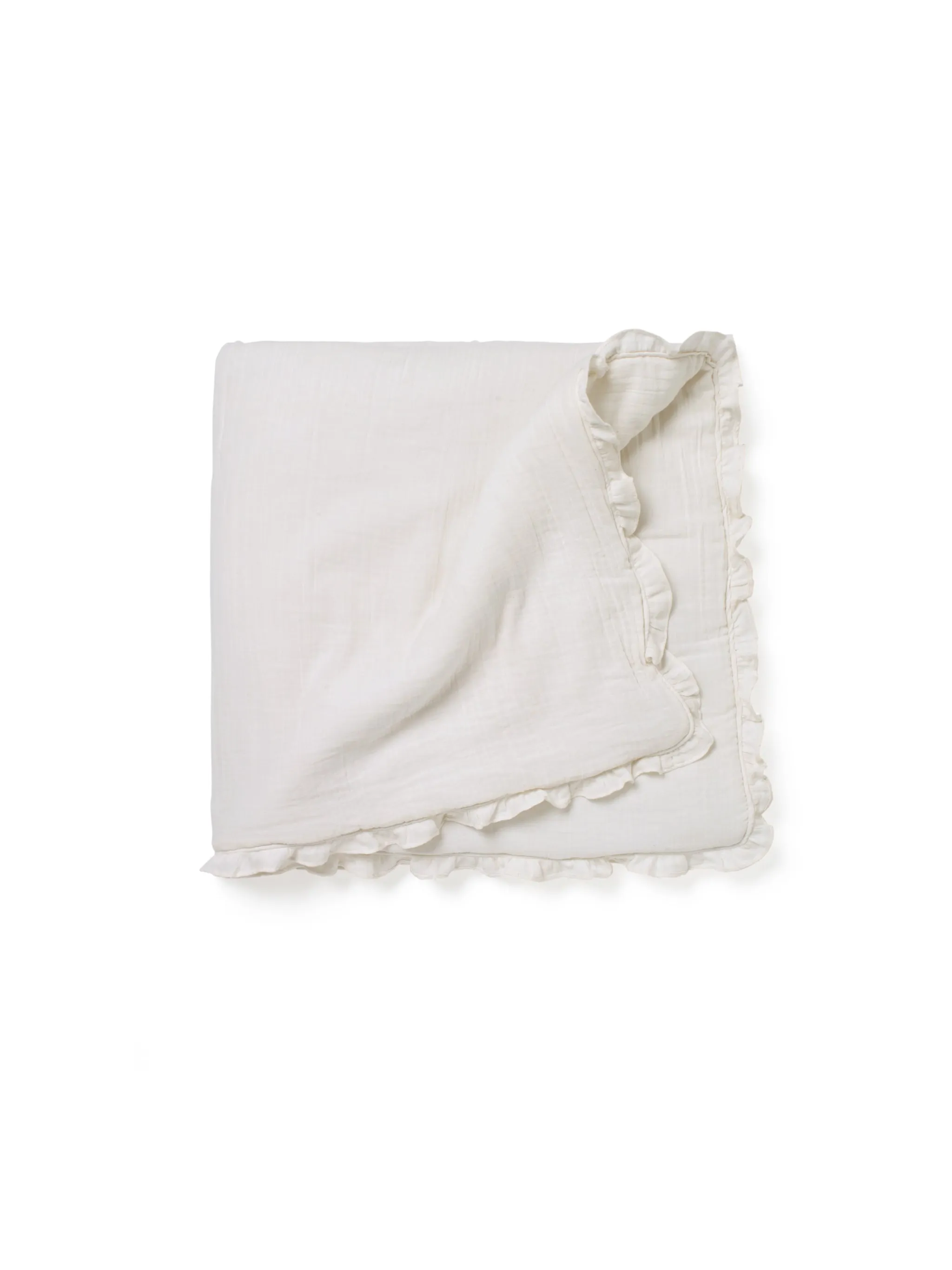 Filled Baby Blanket - Cream