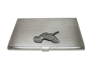 Flying Turkey Bird Business Card Holder