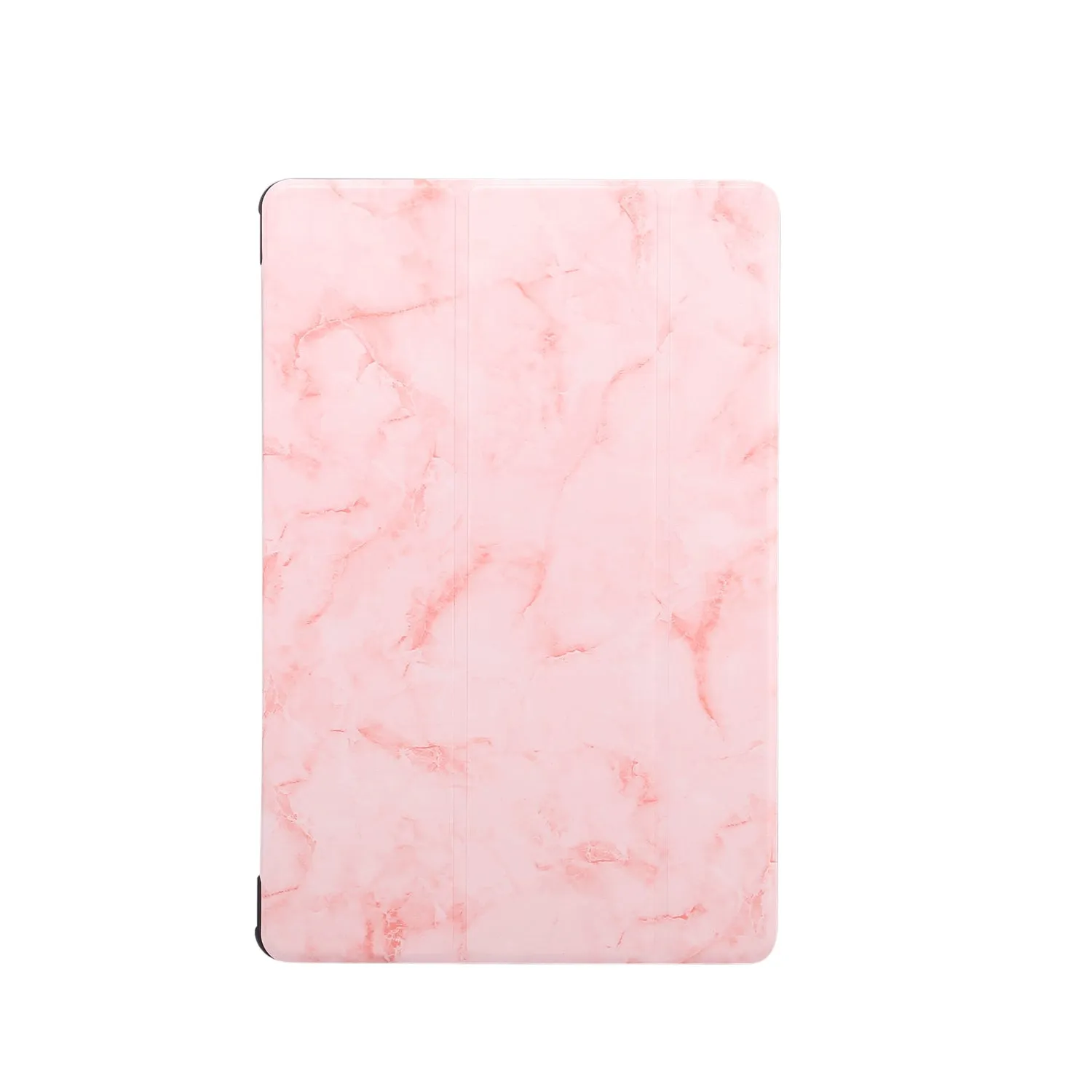 For Samsung Tab S6 T860 Tablet Cover Marbling Pattern PU Leather Anti-fall Anti-scrach Anti-slip Protect Shell Tri-fold Case  blue