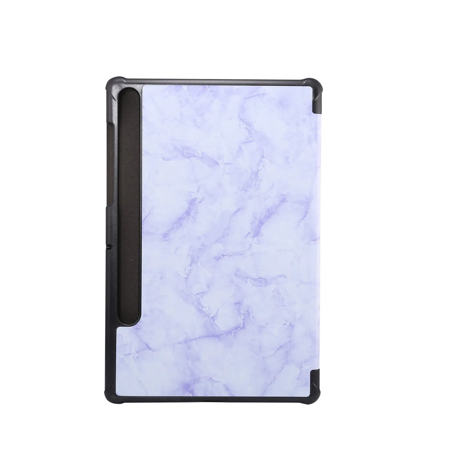 For Samsung Tab S6 T860 Tablet Cover Marbling Pattern PU Leather Anti-fall Anti-scrach Anti-slip Protect Shell Tri-fold Case  blue