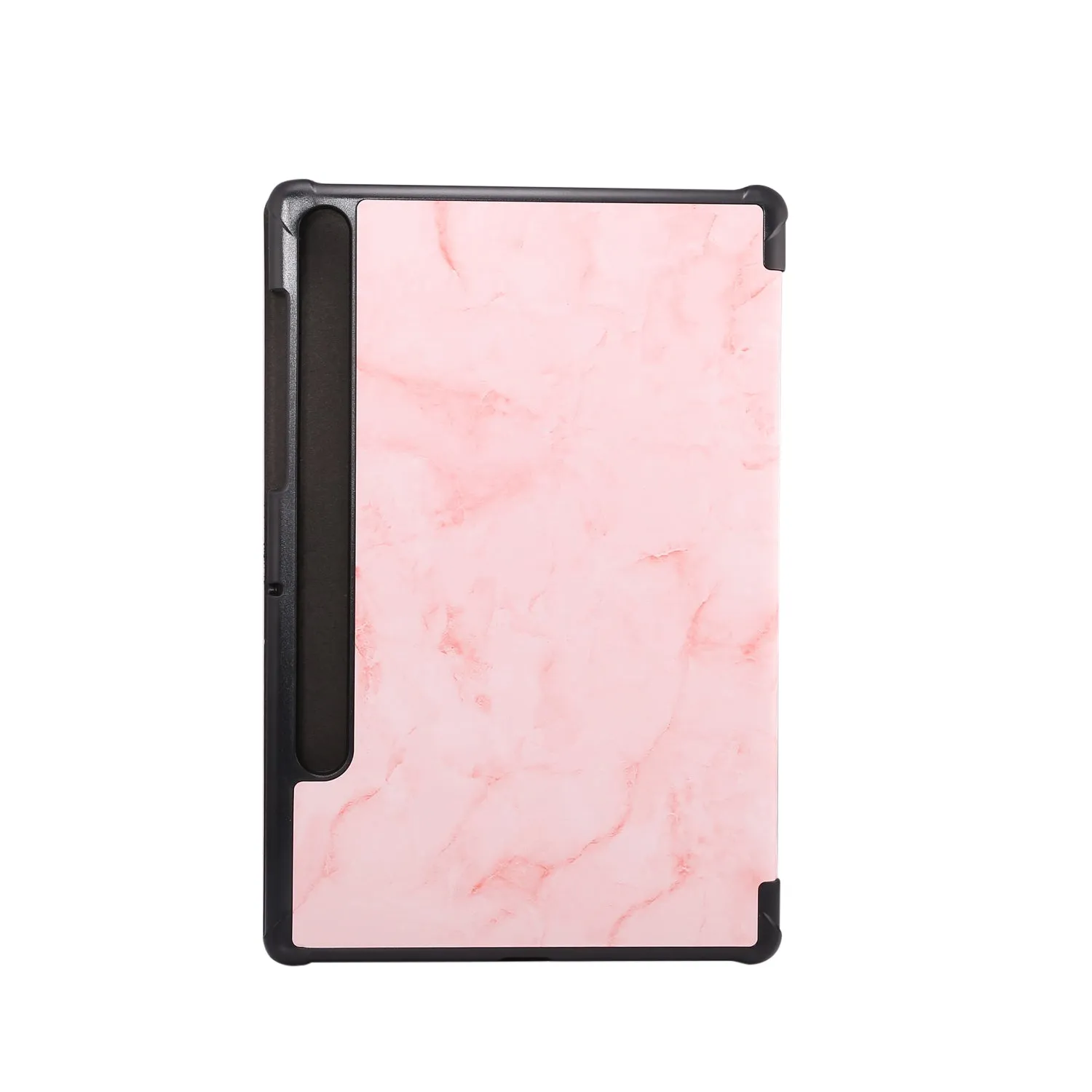 For Samsung Tab S6 T860 Tablet Cover Marbling Pattern PU Leather Anti-fall Anti-scrach Anti-slip Protect Shell Tri-fold Case  blue