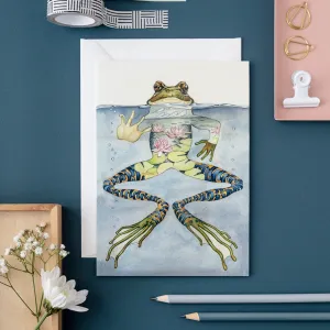 Frog Note Card