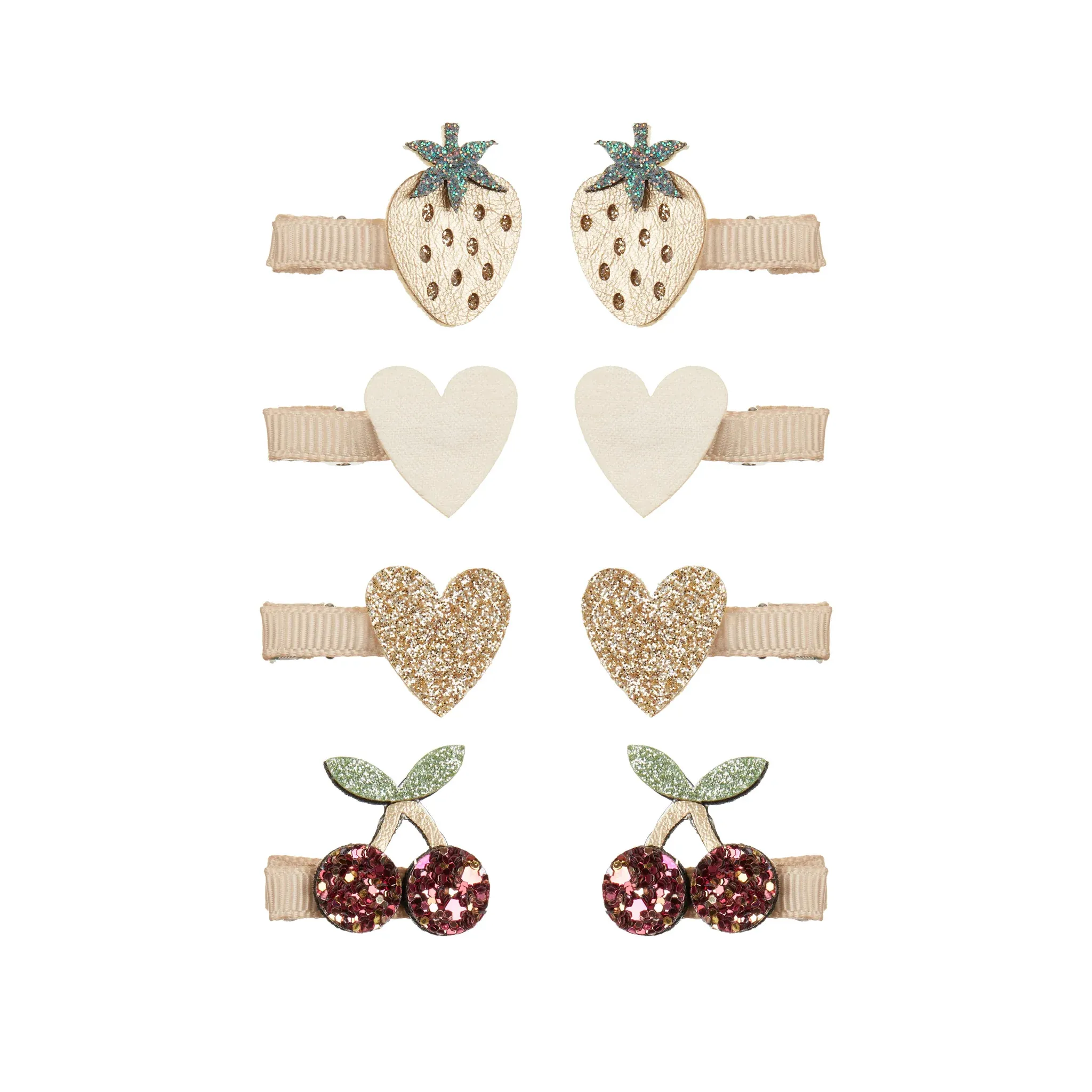 Fruit Mini Clips - Retro Rainbow