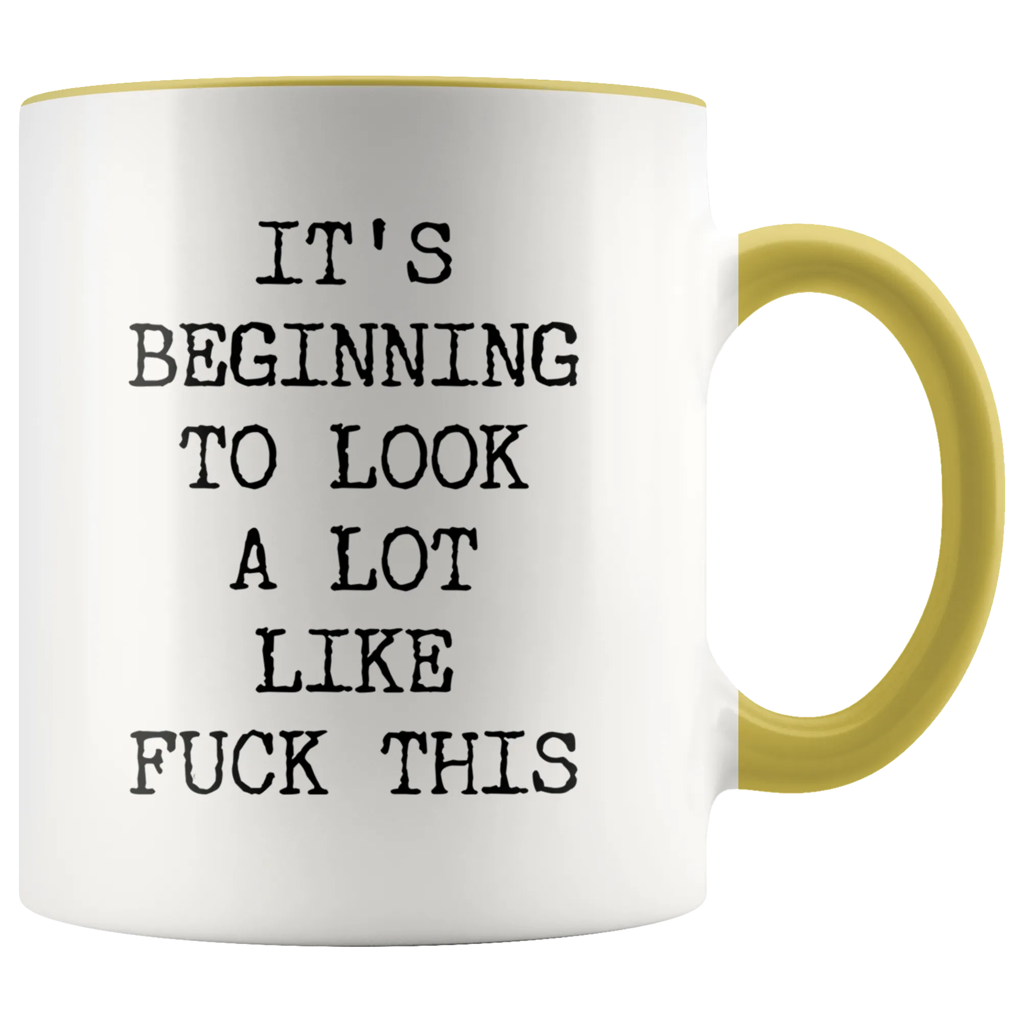 Funny Christmas Mug Rude Offensive Profanity It's Beginning to Look a Lot Like Fuck This Gag Gift Exchange Naughty Mature