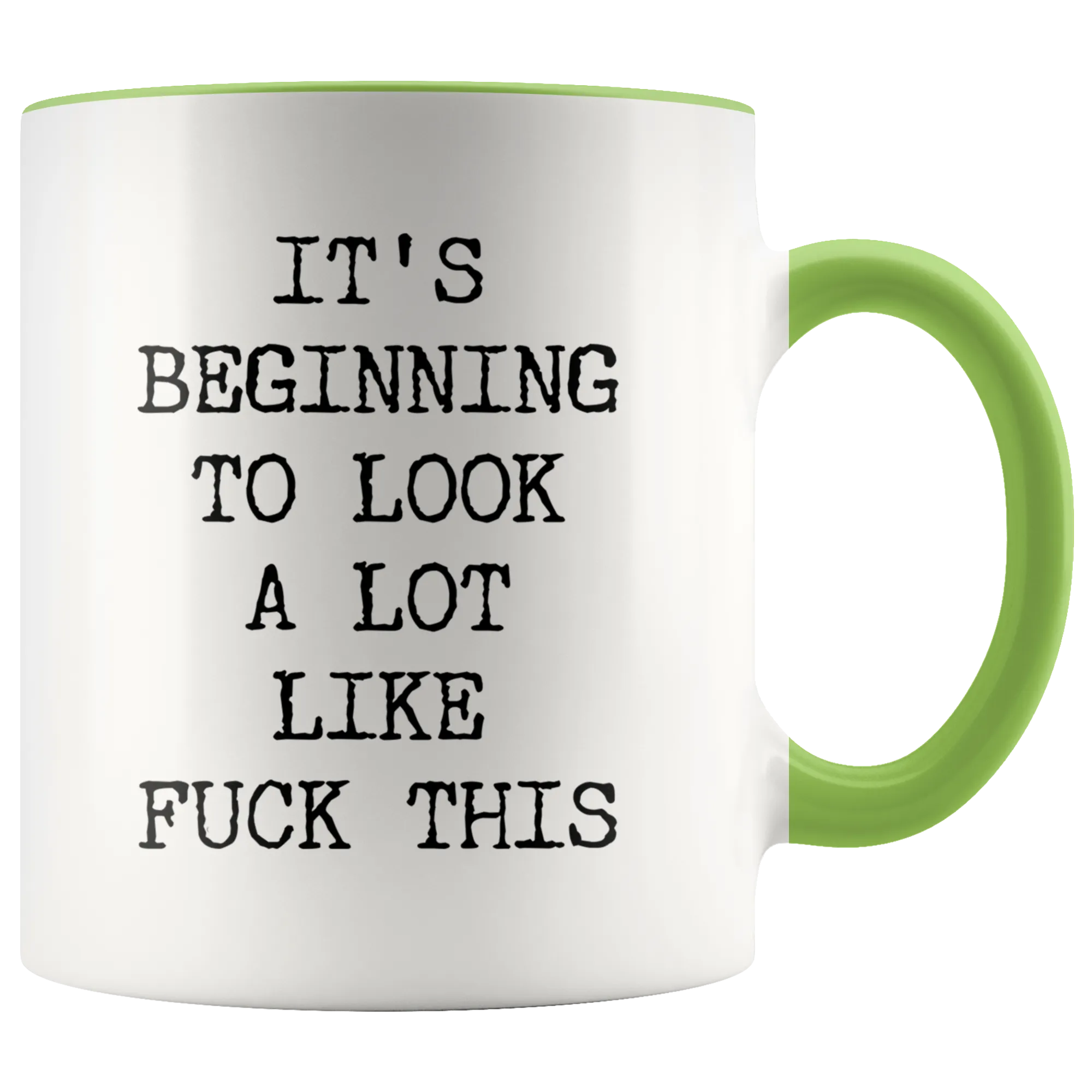 Funny Christmas Mug Rude Offensive Profanity It's Beginning to Look a Lot Like Fuck This Gag Gift Exchange Naughty Mature