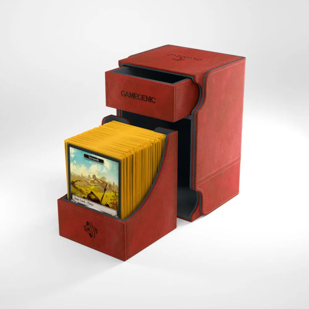 Gamegenic - Watchtower Deck Box 100  (Red)