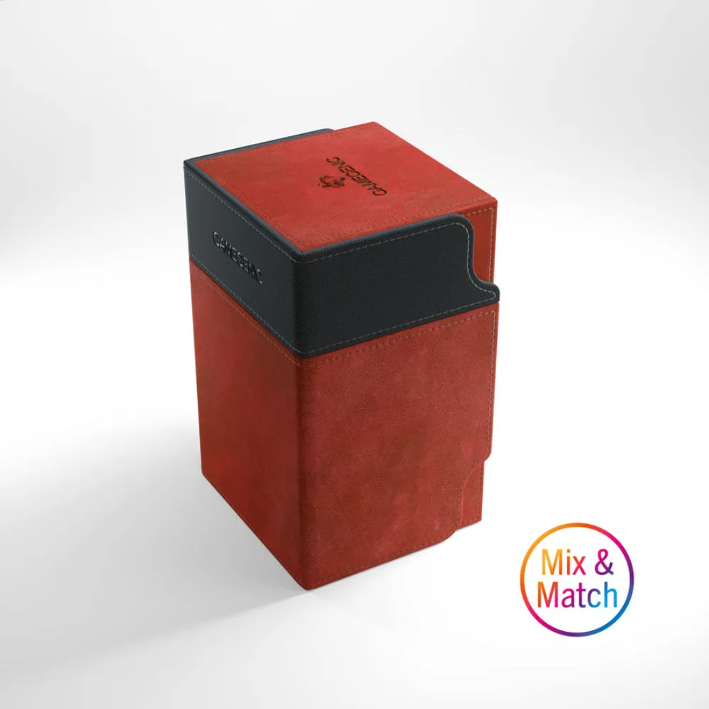 Gamegenic - Watchtower Deck Box 100  (Red)