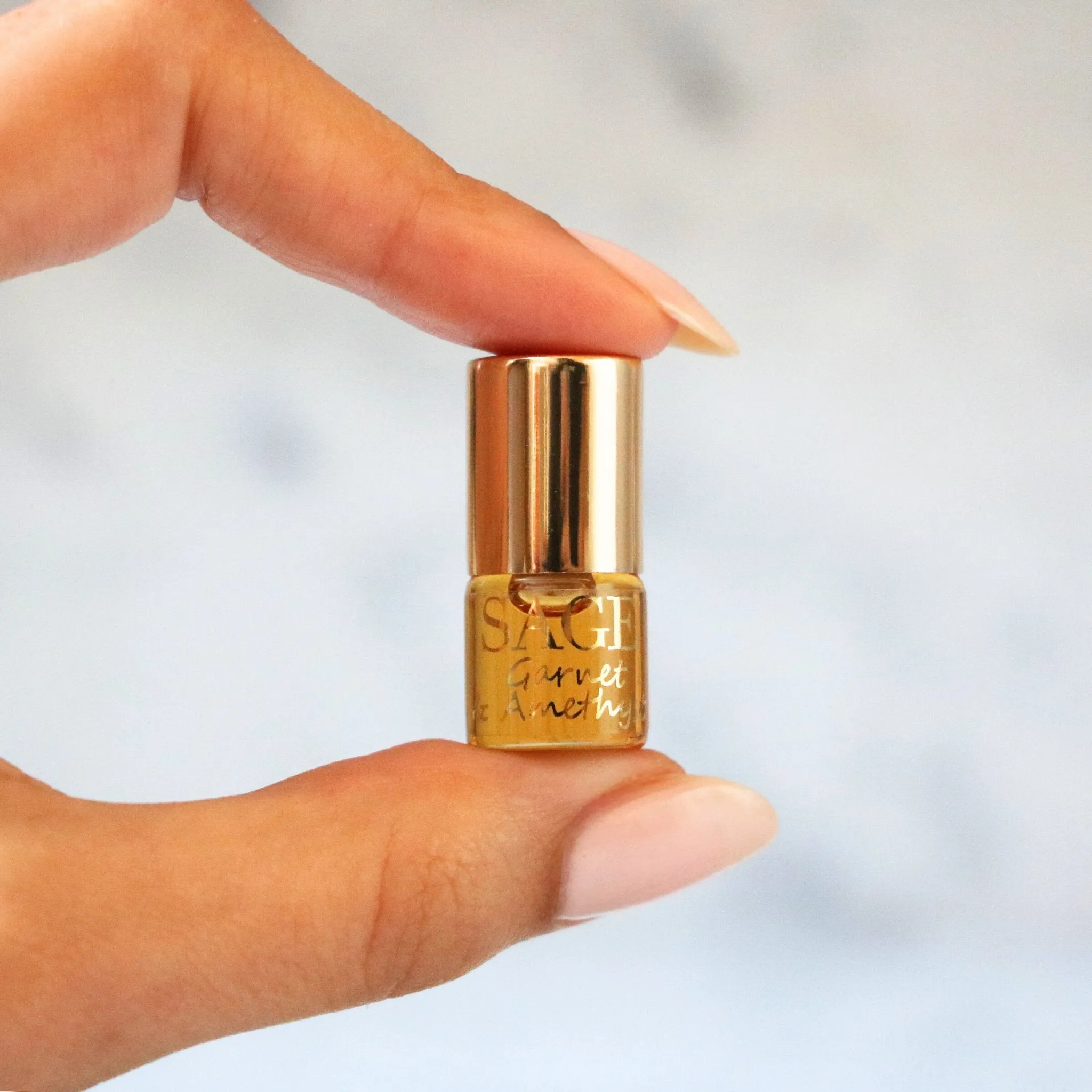 Garnet & Amethyst Blend Perfume Oil Concentrate Mini Rollie by Sage