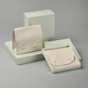 Genuine Leather Snap Flap Pouches
