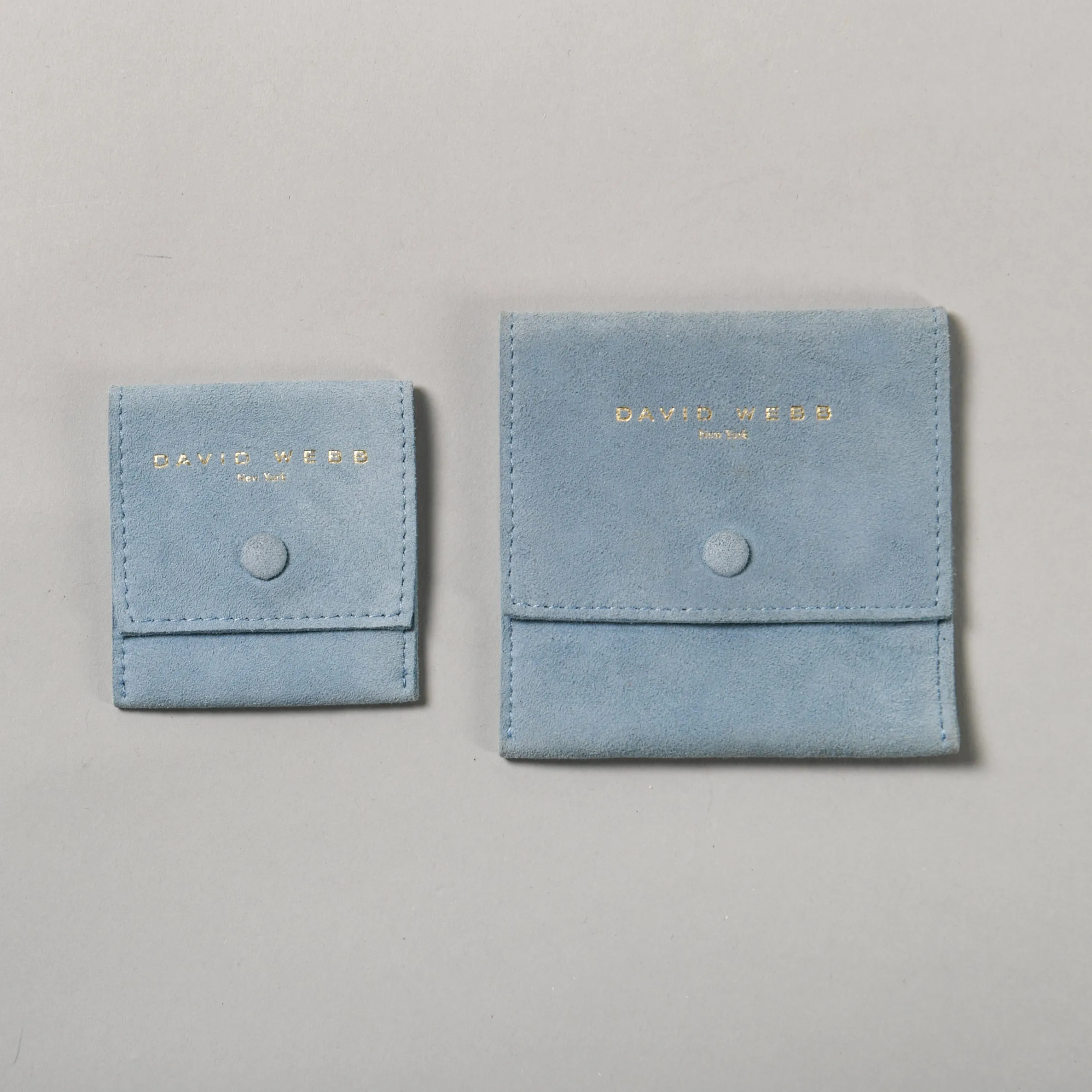 Genuine Leather Snap Flap Pouches