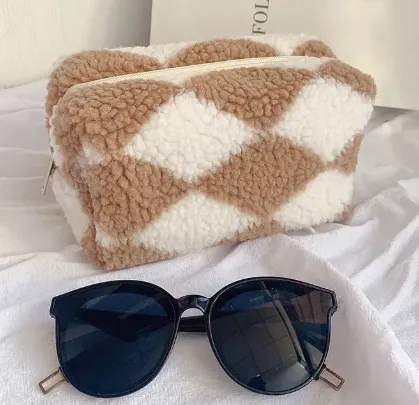 Geometric Cosmetic Bag