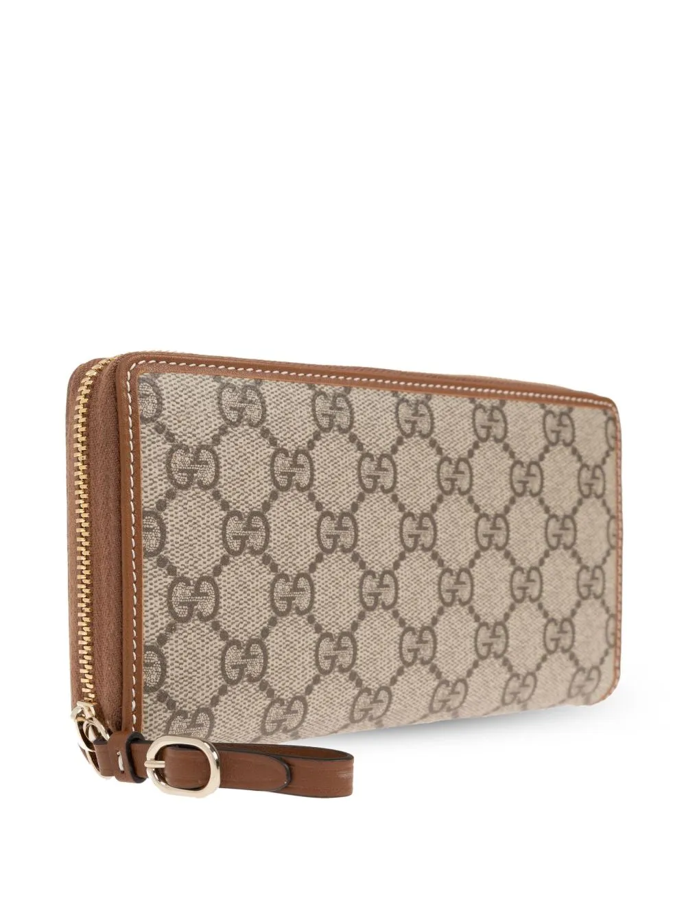 Gg emblem zipped wallet