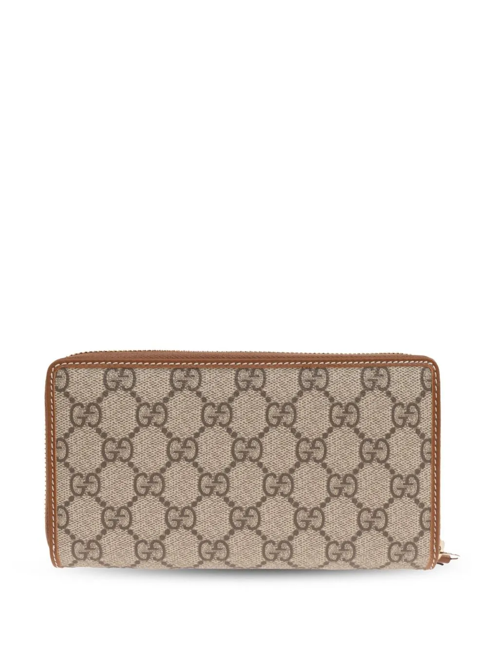 Gg emblem zipped wallet