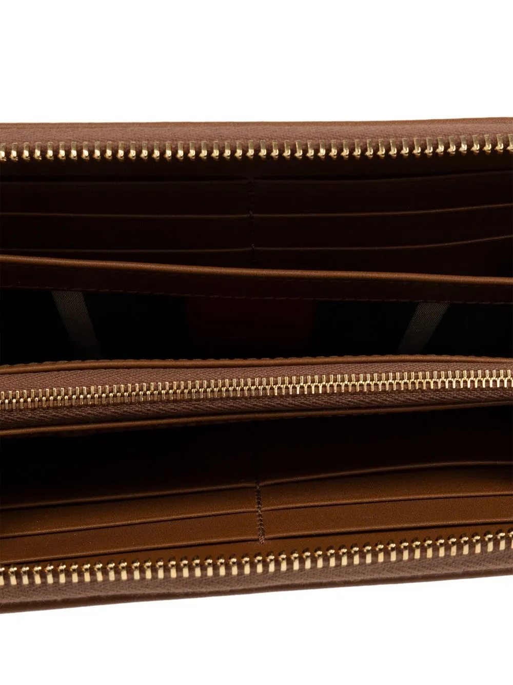 Gg emblem zipped wallet