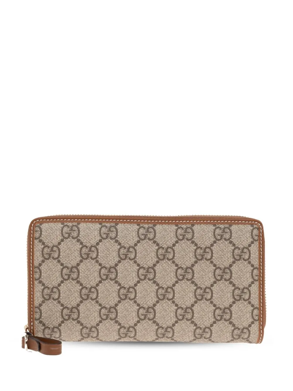 Gg emblem zipped wallet