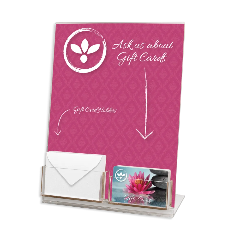 Gift Card and Envelope Display Stand