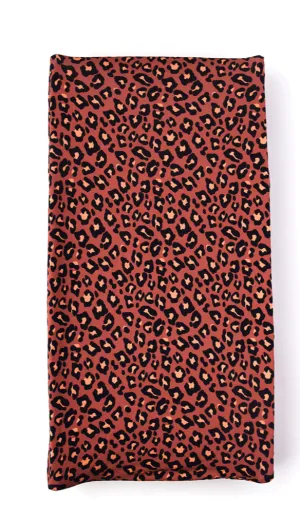 Gigi and Max Sienna Leopard Changing Pad Cover