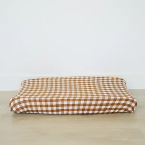 Gingham Muslin Changing Pad Cover