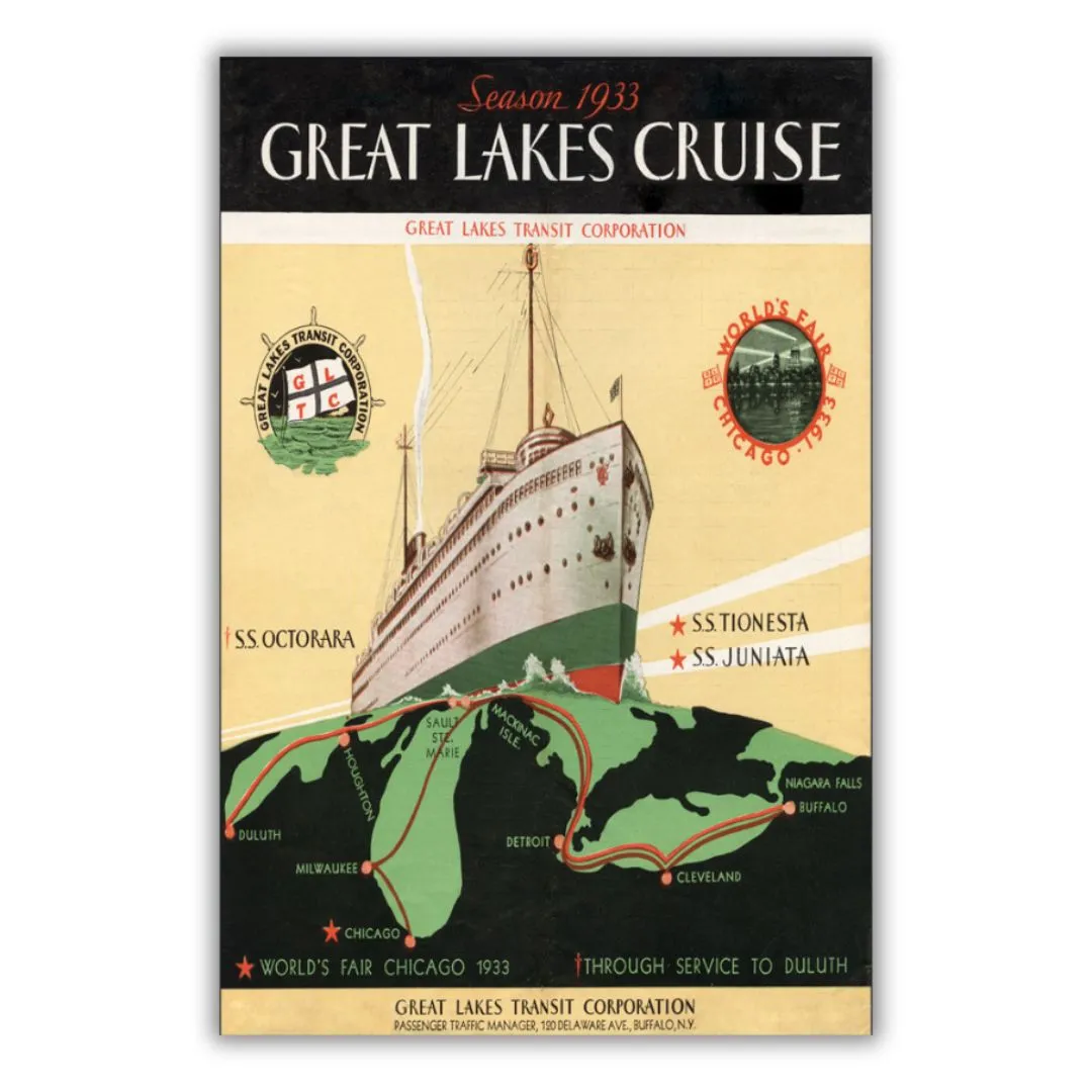 Great Lakes Cruise, 1933 Magnet