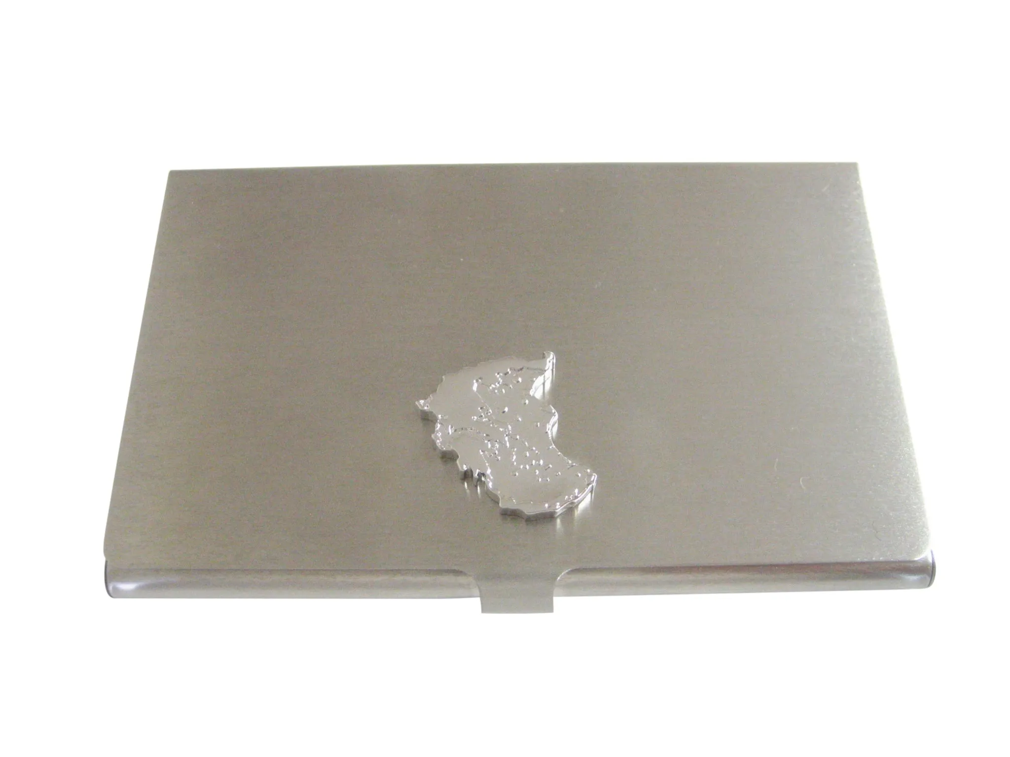 Greece Map Shape Business Card Holder
