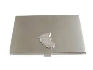 Greece Map Shape Business Card Holder