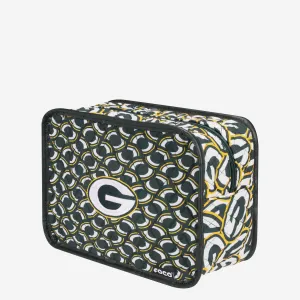Green Bay Packers Quilted Printed Cosmetic Bag