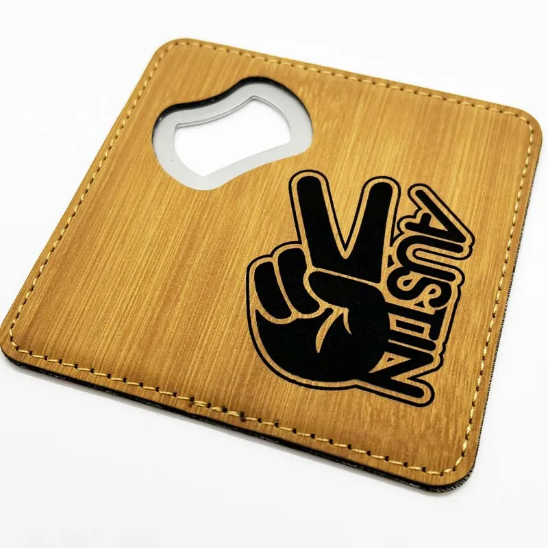 Groovy Austin Bottle Opener/Coaster