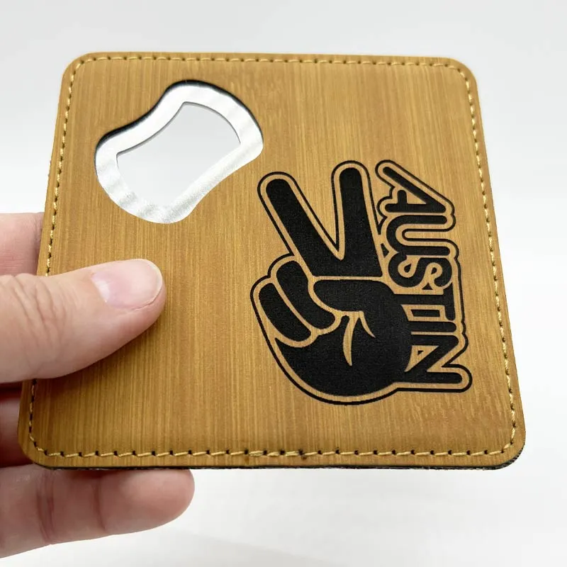 Groovy Austin Bottle Opener/Coaster