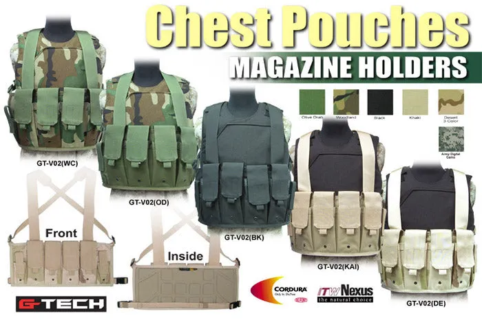 Guarder Chest Pouches Magazine Holders (OD)