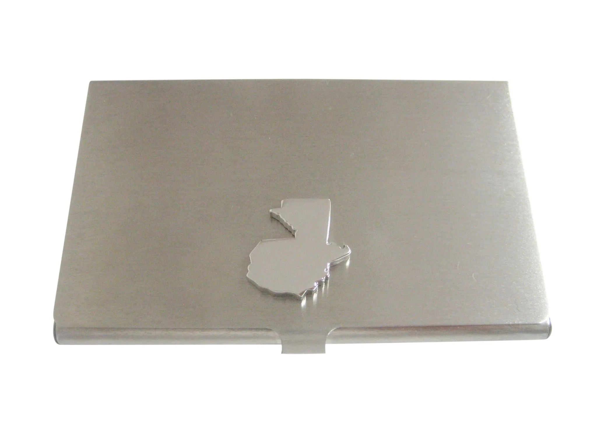 Guatemala Map Shape Business Card Holder