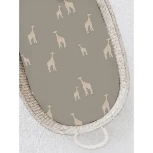 Gunamuna Giraffe Maple Changing Pad Cover