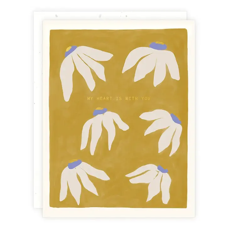 heart is with you card