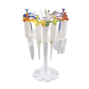 Heathrow Scientific 120480 Universal Carousel Pipette Stand, Blue/Green