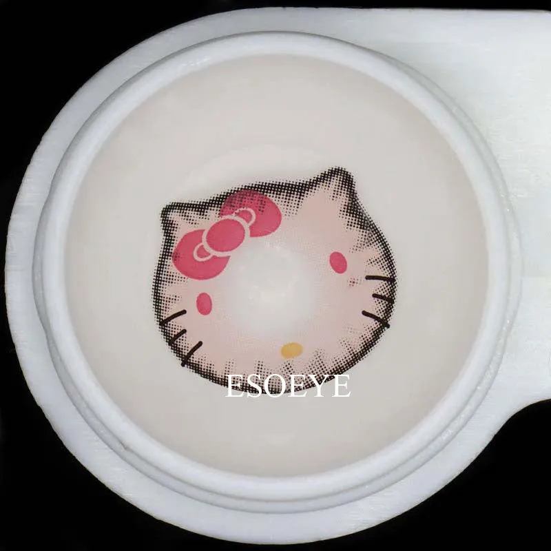 Hello Kitty Pink Cosplay Contact Lenses Yearly