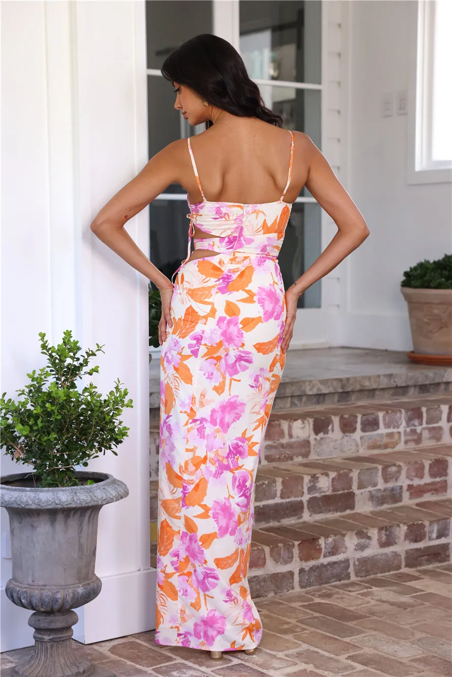 HELLO MOLLY Luxe By The Pool Maxi Dress Print